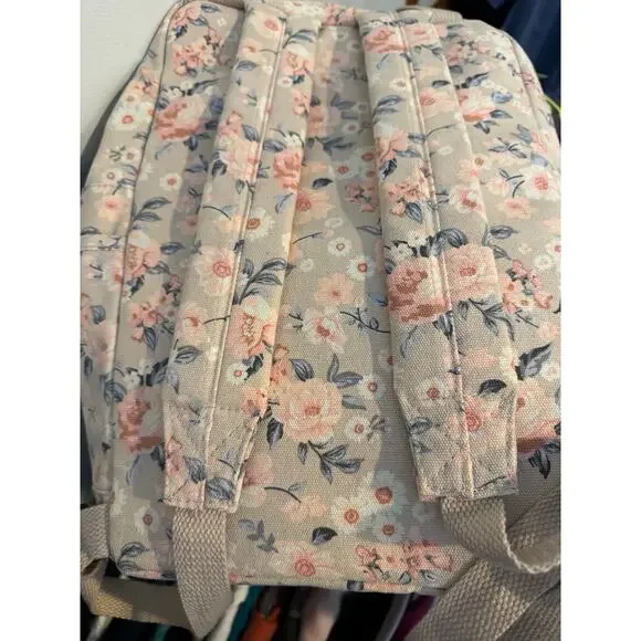 Madden Backpack Purse Pink Floral - Picture 3 of 3